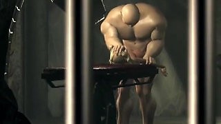 Beautiful girl teen gets fucked hard by big monster in the dark dungeon