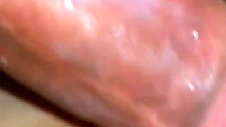 Extreme Close-up of Raw Vaginal Penetration Ending with a Thick Creampie.