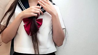 Small titted teen from EU masturbating
