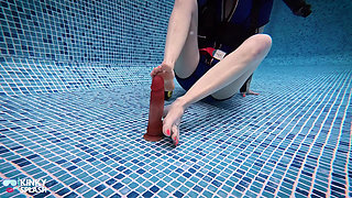 Underwater Scuba Foot Job