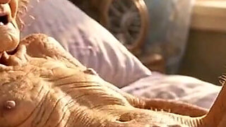 90 Year Old Woman Masturbates Her Wrinkled Ugly Pussy