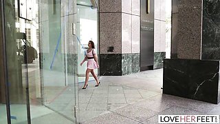 Role play smut with lascivious Adriana Chechik and Brad Newman from Love Her Feet