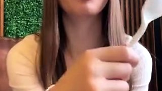 Amateur blonde teen solo dildo