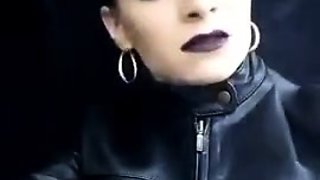 Goddess Marlena - Black Lips Smoking
