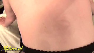 Big Booty MILF KD Morgan Fingers Her Shaved Pink Pussy - Solo Masturbation