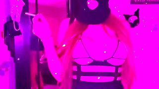 Artemisia Love Sexy Outfit and Balaclava Smoking Session for You