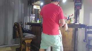 Blonde Babe Sparowdox Gets Creampie in Standing Doggystyle Fuck - Big Natural Tits