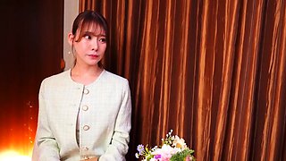 Shy Japanese Babe At The Office