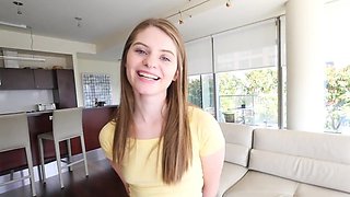 Brunette vixen Alice Marches into action as she pleases dirty dog Tony Prophane with a sensual BJ