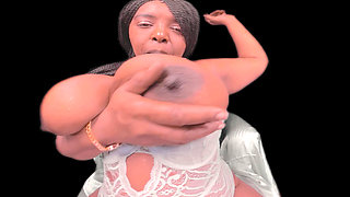 Huge BBW Natural Boobs Ebony MILF - Succulent Tits
