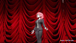 Newcomer pair takes deep jerks while everyone sees the demo • 3 DIMENSIONAL Anime porn