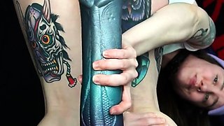 Hot european brunette anal fuck