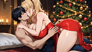 Christmas Alone with My Curvy Step-Mom After Dad Leaves