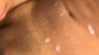 Brunette Tranny jerking in hard dick in solo Webcam