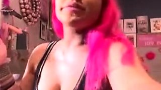 Big boobs milf masturbates with her dildo