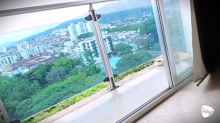 Step-stepsister Asks Her Step-stepbrother to Have Sex with Her to Make Her Ex Jealous