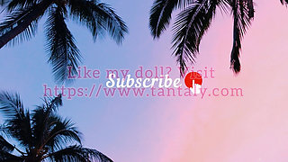 Live Testing Between My Pussy and Our Fuck Doll, the Doll Made Him Cum Hard!