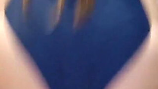 A Swollen Vagina Squirts on a Big Dildo