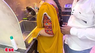 Indian Maid Big Natural Tits Doggy Style Homemade Sex with Sammy Sins