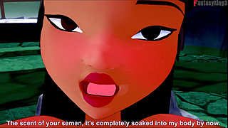 Chel get fucked in the hot springs - El Dorado