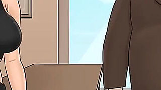 Eva's Ecstasy Gameplay #05 Busty Redhead Is Trained by the Boss to Be Submissive.