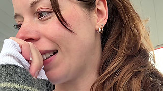 Trying Not to Cum Too Loud While I Pump My Gas
