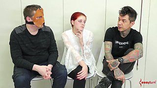 Contorted anal teen slave is butt fucked hard