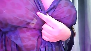 USA Tight big boobs latina masturbating on webcam