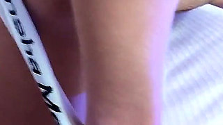 Leggings Ass Grabbing Cum on Thong Cucky
