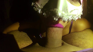 I Give My Friend a Blowjob and Leave His Penis with a Lot of Pink Lipstick and He Cums in My Mouth with a Lot of Semen