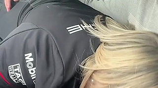 I Suck While Driving My Boyfriend While Passing Trucks Ahah