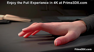 Excuse me, Officer! Sci-Fi Futa Threesome at Prime3DX