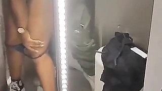 Real Couple Fucking in Fitting Room Trying Clothes Ebony Sex.