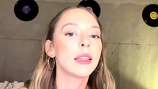 Curly Blonde Teen Records Solo Dildo Masturbation More at