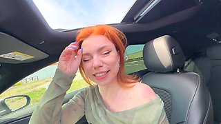 Amateur blowjob, blowjob swallow, big natural tits