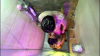 My husband leaves me a camera in the bathroom and Seda