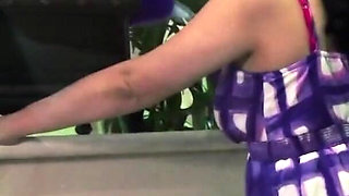 Latex MILF in Blue & Pink Gets Fucked Hard and Covered in Cum