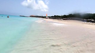 Swimming Naked in Cuba's Atlantic Ocean Waters