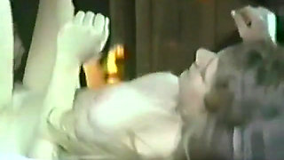 Two Guys Take It in Turns on a Small Tits Blonde