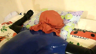 Session 1 (part 1) Latex Bondage Breathplay