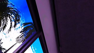 Small Titted Brunette Anja Toying Her Slit