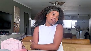 This BIG TITS BLACK TEEN wanted OUT bad