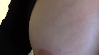 Bimbo Fucks During Livestream in Short Shorts and Heels