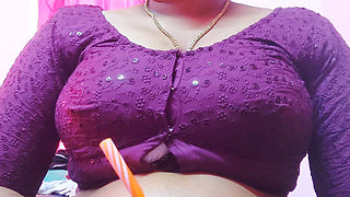 Village Girl in Saree