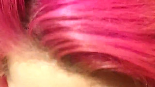 Sloppy Wet & Messy Hairjob with Cum in Hair