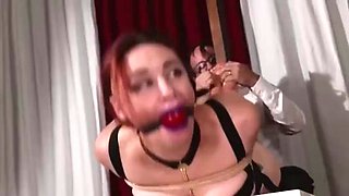 Bound Redhead Tickled