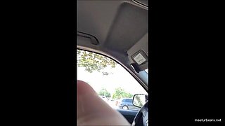 My risky solo on a crowdy parking lot: Amateur, Masturbation  Mature Porn