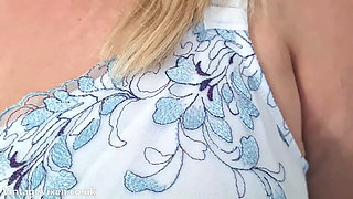 Vintage Sexy Lace Slip and Big Bra for My Big Milkers