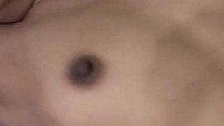 Skinny Japanese Teen Fucked in Hairy Pussy by Step Father with Big Cock