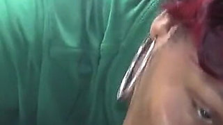 Back Stage Blowjob